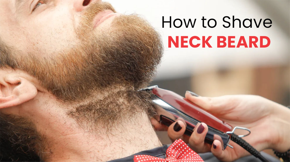 How to shave neck beard